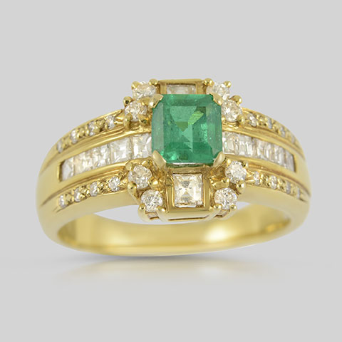 Colombia Kolumbien Gold Exclusive Smaragd Emerald Diamant Diamond